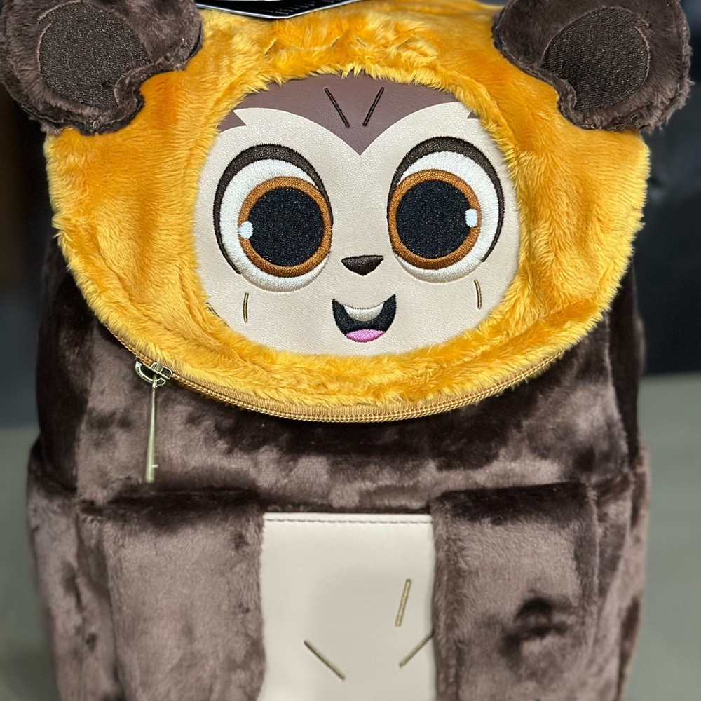 *NWT* Loungefly Disney Star Wars Plush Wicket Mini Backpack Exclusive